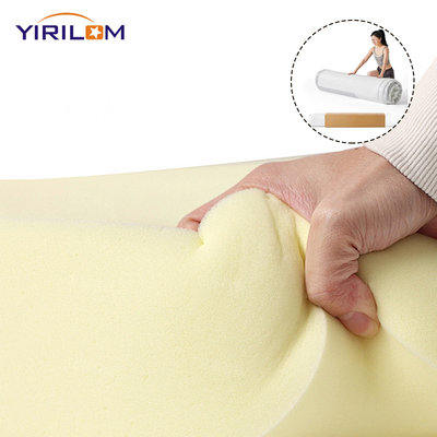 Sofá modular en forma de L súper profundo, con chaise longue convertible, para sala de estar, tela de pana afelpada gris, sofá comprimido