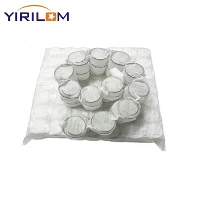 Sofá de tela blanca personalizado Unidad de resorte de bolsillo con forma cilíndrica y diseño laminado comprimido