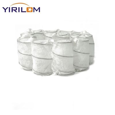 Unidad de resorte ensacado para sofá con alambre de acero de alto carbono, con tejido de 65-100g/㎡ y tamaño personalizado