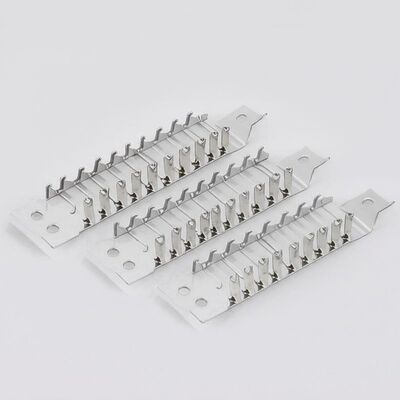 5 agujeros de zinc recubierto de medio plástico cubierto de resorte clip para el sofá Zig Zag resortes