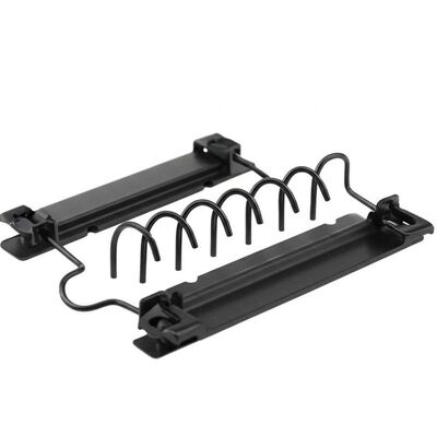 5 agujeros de zinc recubierto de medio plástico cubierto de resorte clip para el sofá Zig Zag resortes