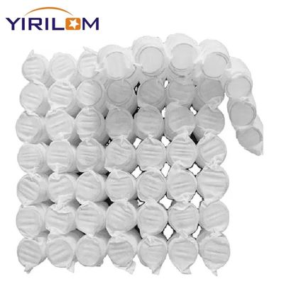 Unidad de resorte de bolsillo para sofá de alambre de acero de 1,8 mm de alta elasticidad, tamaño personalizado