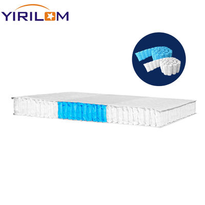 Cama de colchón duradero de alambre de acero de alto carbono con resorte de bolsillo con zonas personalizables para un soporte superior