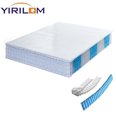 Colchones de primavera de fábrica personalizado Zona de 2.0 mm tamaño King colchón de bolsillo de primavera unidad