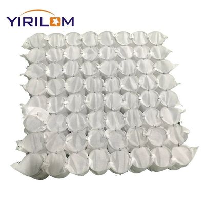 Resorte de bolsillo para sofá de alambre de acero de 1,6 mm con tamaño personalizable y tela no tejida