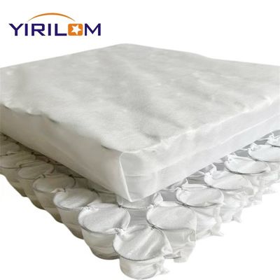Resorte de bolsillo para sofá de alambre de acero alto en carbono con cubierta de tela no tejida y diámetro de bobina de 6-8 cm