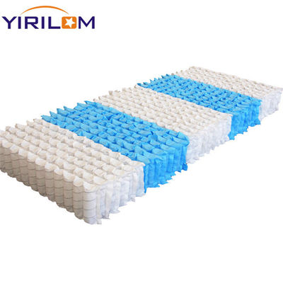 Buen precio Diámetro de alambre personalizado de 1,8 mm 1-3-5-7 Zona de doble tamaño Unidad de resorte de bolsillo para colchón en línea