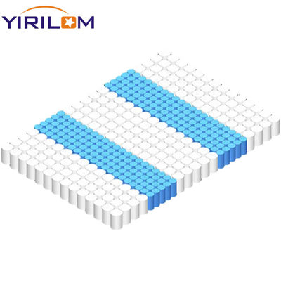 3d Tejido no tejido soporte de borde suave con zona 5 zona de resorte de bolsillo
