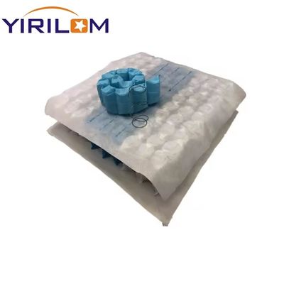 Resorte de bolsillo para sofá de acero de alto carbono con resortes embolsados individuales y cubierta de tela no tejida