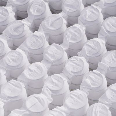 Resorte ensacado para sofá de diámetro medio de 6cm-6.7cm personalizado con acero de 1.8mm para la fabricación de muebles