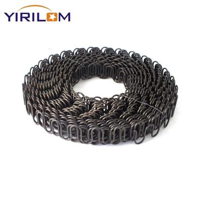 Sofá rodante galvanizado de resorte negro de zigzag