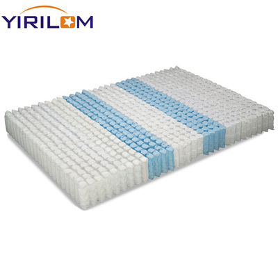 Buen precio Diámetro de alambre de acero de 1.0mm-2.3mm de 5 zonas de apoyo colchón de bolsillo de resorte con cubierta de tela no tejida en línea