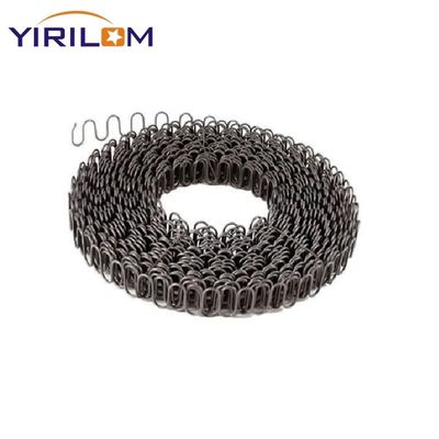 Resorte en zigzag de acero de alto carbono con galvanoplastia y recubrimiento en polvo para soporte de sofá con altura de arco personalizable