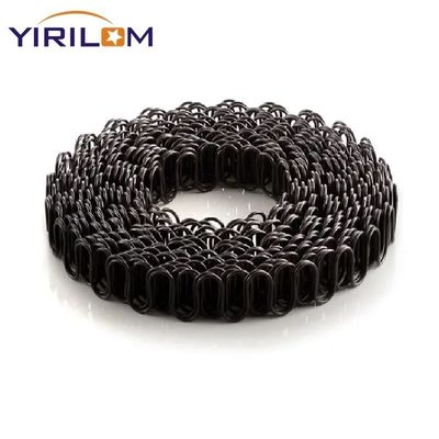 Resorte en zigzag de acero de alto carbono con recubrimiento antioxidante, tamaño personalizable para sofás y muebles