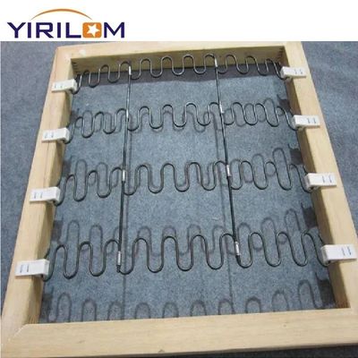 Buen precio Venta al por mayor de alambre de acero de alto carbono de calibre 8 Zigzag Spring con recubrimiento antirrudación y tamaño personalizable para tapicería en línea
