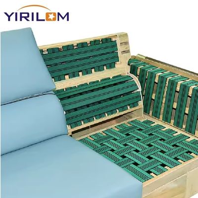 Cinta elástica para sofá de alta elasticidad con 50% de estiramiento y color personalizable para tapicería de muebles