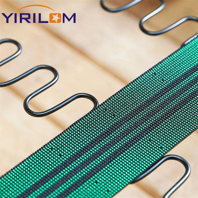 Buen precio Sofá con cinta de cinta verde elástico Sofá material de sofá alta resistencia a la abrasión en línea
