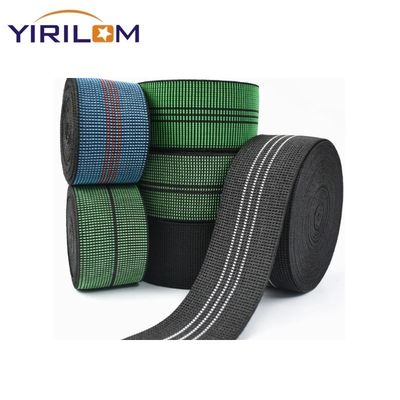 Cinta elástica para sofá de alta durabilidad con material de polipropileno + caucho, 1,5 mm de grosor y 50% de elasticidad para tapicería de muebles