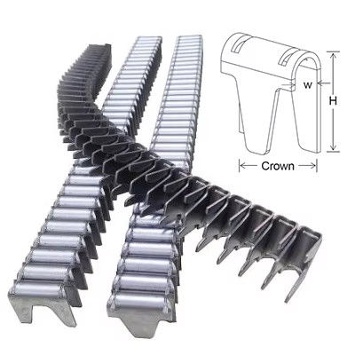 Clip de colchón galvanizado de zinc de 22 mm con alambre de PE incrustado para la fabricación de colchones de resorte