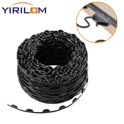 Buen precio 200m/Rollo Tira de Clips de Plástico para Resortes en Zigzag con Material de Nylon/PP y Distancia de Nudo de 10cm/12cm/15cm en línea