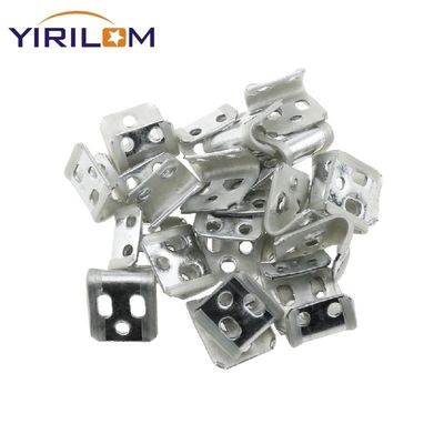 Sofá de 4 agujeros cubierto de zinc con medio plástico Clip de resorte para muebles Zig Zag