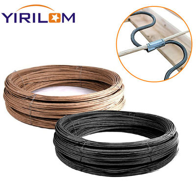 Alambre de tapicería de acero de 1,6-2,0 mm de diámetro, material de acero de alto carbono para muebles de sofá con embalaje en rollo de 500 m