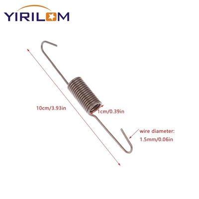 Gancho de equilibrio de alambre de acero y clip de fijación de resorte de 1,5 mm de diámetro y 97 mm de longitud para accesorios de muebles