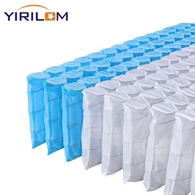Unidad de resortes ensacados de 5 zonas personalizada con alambre de acero con alto contenido de carbono para colchón