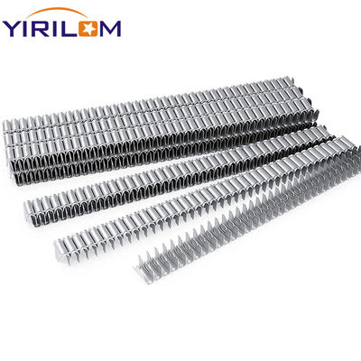 0.8 mm de espesor Clip neumático de zinc galvanizado para fijación de resorte en colchón y sofá