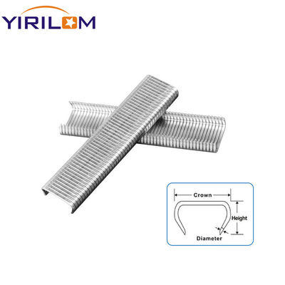 Buen precio Clip de colchón de zinc galvanizado tipo C con corona de 17/18/19/22 mm y embalaje de 6000 unidades/caja en línea