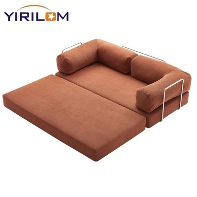 Buen precio Sofá cama modular multifuncional con compresión de teca y esponja para muebles de salón en línea