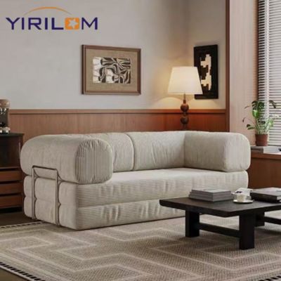 Buen precio Sofá modular de cuero gris moderno con compresión de vacío para el salón en línea