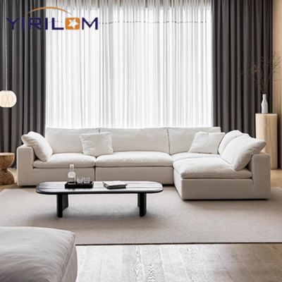 Buen precio Sofá de compresión modular en la nube moderno con diseño curvo nórdico y módulo de compresión de lujo en línea