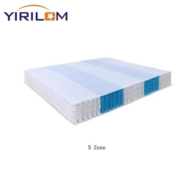 Unidad de colchón de resorte de bolsillo de tamaño King 1.8mm alambre de acero 5.5 giros