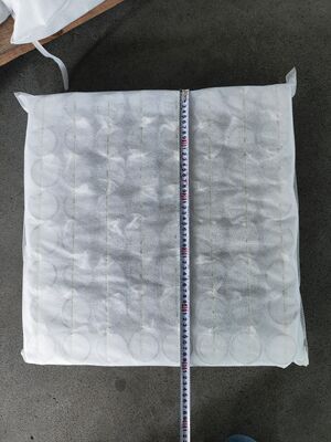 Sofá de 10 cm de altura Muelle de bolsillo con alambre de acero de carbono de 1,8 mm y bobinas de bolsillo individuales