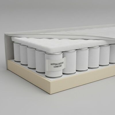 Resorte de bolsillo hipoalergénico de 4 pulgadas de alto, muy duradero, para cojín de sofá