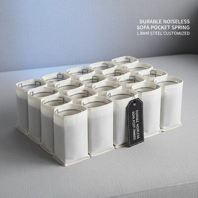 1.8mm Acero silencioso Sofá respiratorio de bolsillo Primavera para el cojín del sofá personalizado