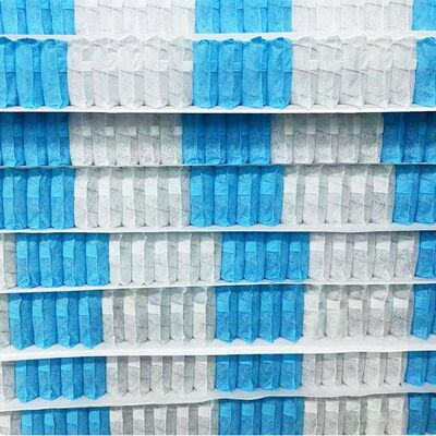 Unidad de resortes embolsados de zona personalizada con alambre de acero de alto carbono y cubierta de tela no tejida para colchón