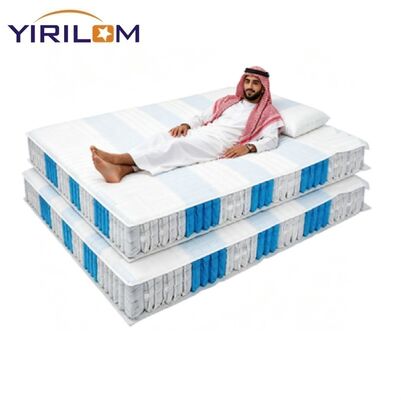 5 Zone Support Pocket Spring Unit with High Carbon Steel Wire and Customizable Height for Mattress Production