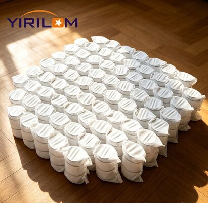 Unidad de resorte de bolsillo comprimido de sofá de alambre de 1,8 mm para suministro de muebles de exportación