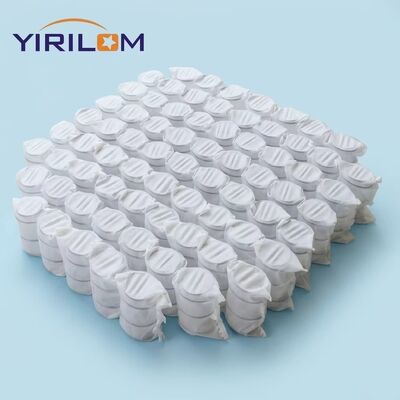 Unidad duradera de resortes ensacados para sofá con capacidad de carga de 40 lb y alambre de acero con alto contenido de carbono