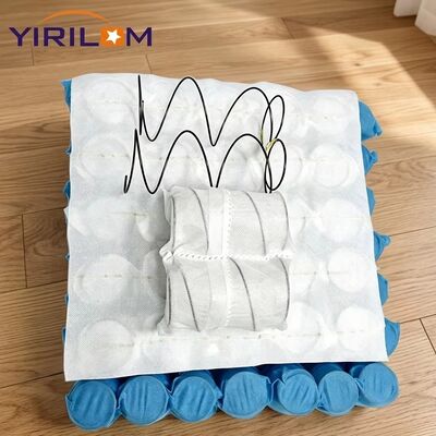 6-12cm de altura alambre de acero tamaño personalizado Unidad de resorte de bolsillo independiente para soporte de cojín de sofá