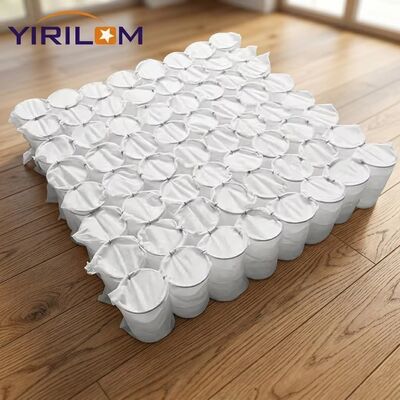 Buen precio 1.8mm alambre de acero de bolsillo independiente bobinas de sofá de bolsillo de resorte con embalaje comprimido o laminado en línea
