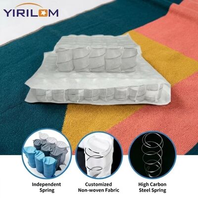 Buen precio 1.8mm-2.2mm de ancho de alambre de acero duradero Sofá de alambre de bolsillo Unidad de resorte en tamaño personalizado en línea