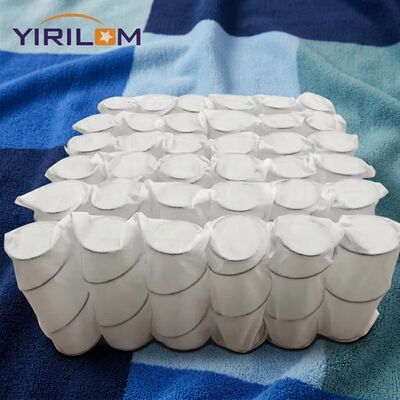 Resorte de bolsillo para sofá de tela no tejida premium de 70 g/m² con alambre de acero de 1,0 mm a 2,0 mm y altura de 6 cm a 12 cm para cojines de lujo