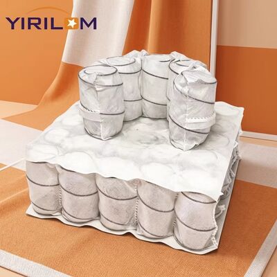 Unidad de resorte ensacado no tejido de 80 g/m² para cojines de sofá, asientos y fábrica de muebles