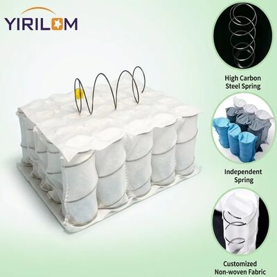 Unidad de resorte embolsado independiente de acero de alto carbono de 1,8 mm de grosor para asientos de sofá