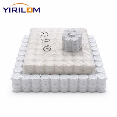 Tamaño personalizado 1.0mm-1.8mm Unidad de resorte de bolsillo de alambre de acero con altura de resorte de 6-12cm para sofá