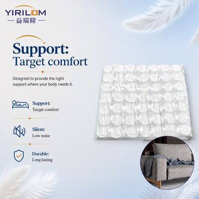 Sofá de alambre de acero de altura de 12 cm de espesor Unidad de bobina de resorte de bolsillo con tamaño personalizado para muebles tapizados premium