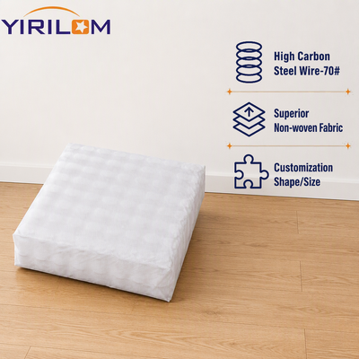 Resorte de bolsillo antideslizante de larga duración y tamaño personalizado para cojín de asiento de sofá y soporte de muebles tapizados